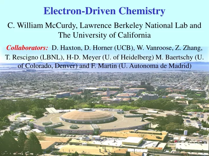 electron driven chemistry