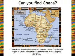 Can you find Ghana?