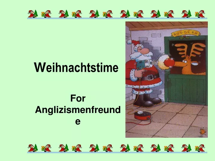 w eihnachtstime