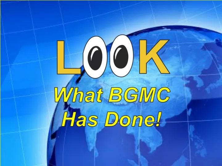 what bgmc has done