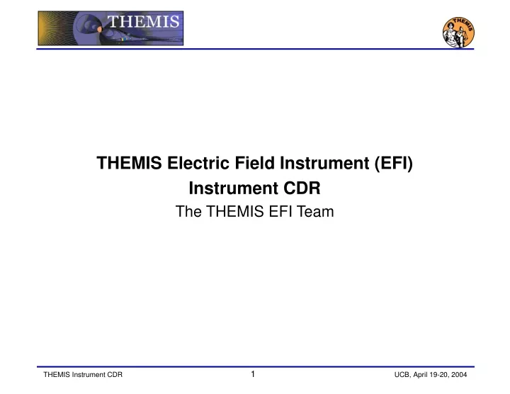 themis electric field instrument efi instrument
