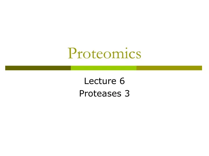 proteomics