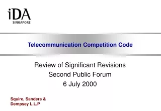 Telecommunication Competition Code