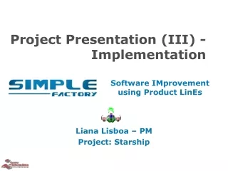 Project Presentation (III) -  Implementation