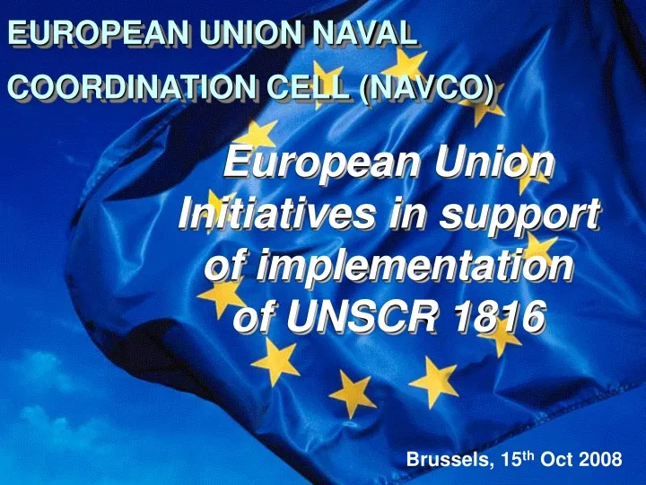 european union naval coordination cell navco