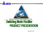 Power Solution Technologies co.,ltd. - slide 1