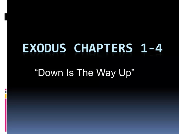 exodus chapters 1 4