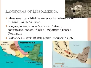 Landforms of Mesoamerica