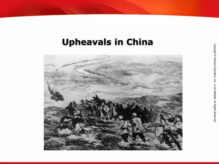 upheavals in china