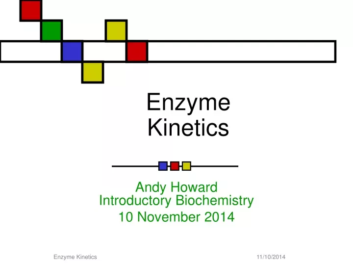 enzyme kinetics