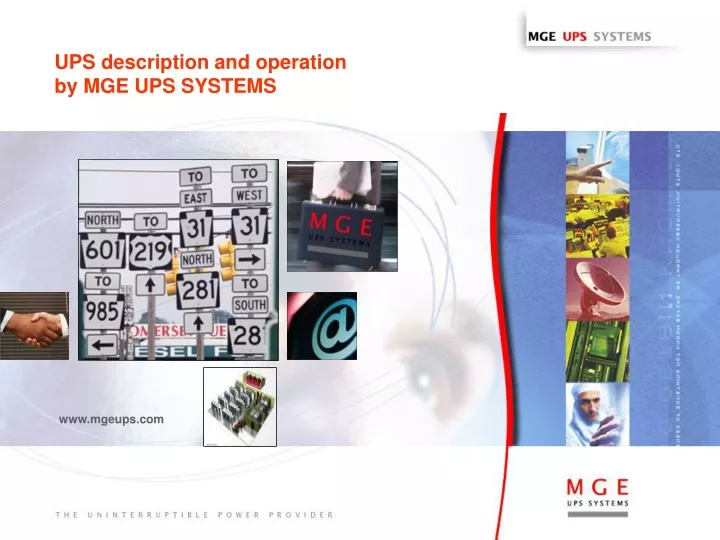 ups description and operation by mge ups systems