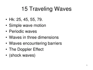 15 Traveling Waves