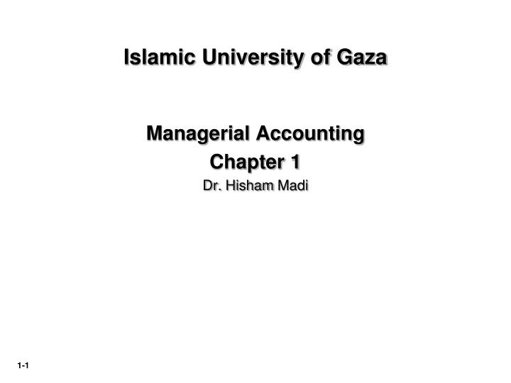 islamic university of gaza