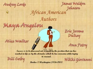 African American  Authors