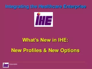 Integrating the Healthcare Enterprise