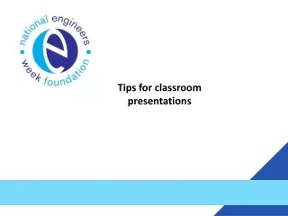 Tips for classroom presentations
