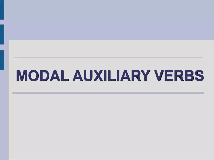 modal auxiliary verbs