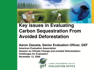Key issues in Evaluating Carbon Sequestration From Avoided Deforestation