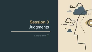 Session 3 Judgments