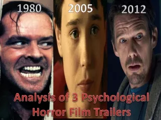 Analysis of 3 Psychological Horror Film Trailers