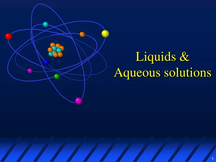 liquids aqueous solutions