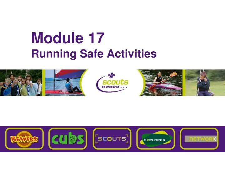 module 17 running safe activities