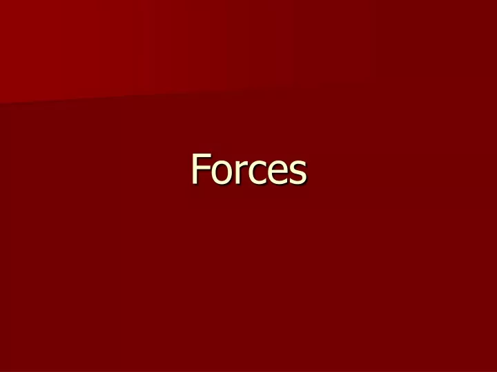 forces