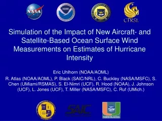 Eric Uhlhorn (NOAA/AOML)