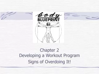 Chapter 2 Developing a Workout Program Signs of Overdoing It!