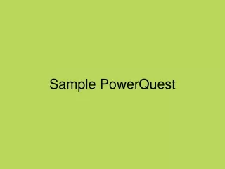 Sample PowerQuest
