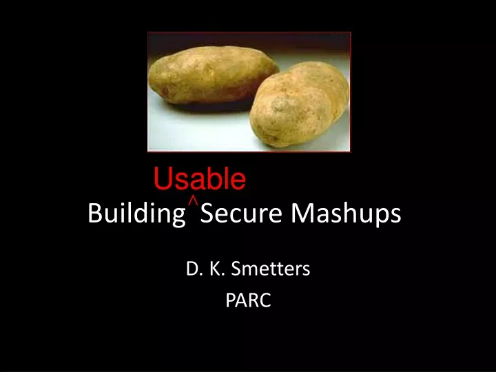 building secure mashups