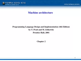 Machine architecture