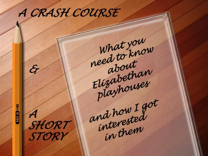 a crash course a short story