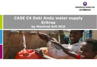 CASE C4 Deki Andu water supply Eritrea by Manfred Arlt NCA