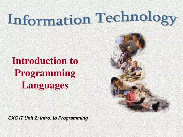 introduction to programming languages