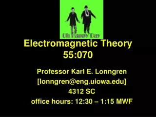 Electromagnetic Theory 55:070