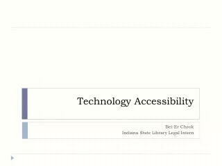 Technology Accessibility