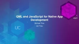 QML and JavaScript for Native App Development