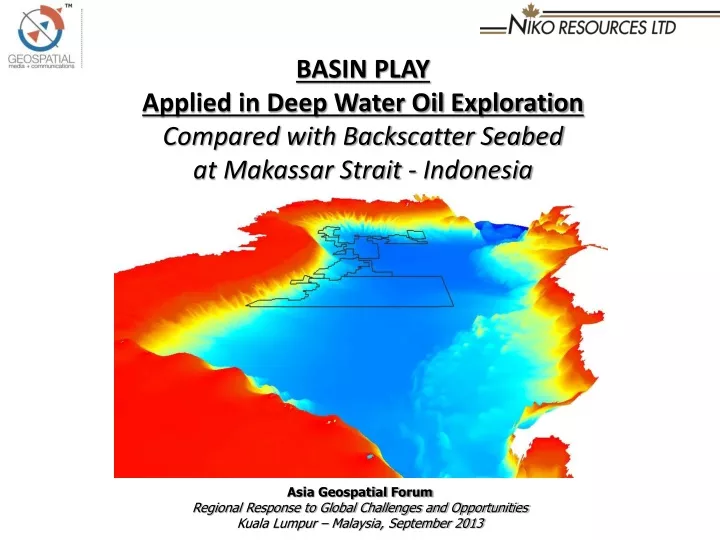 basin play applied in deep water oil exploration