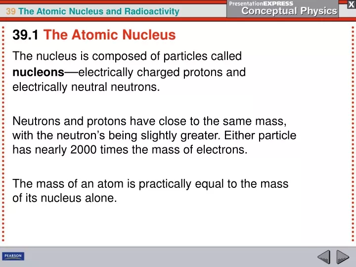 39 1 the atomic nucleus