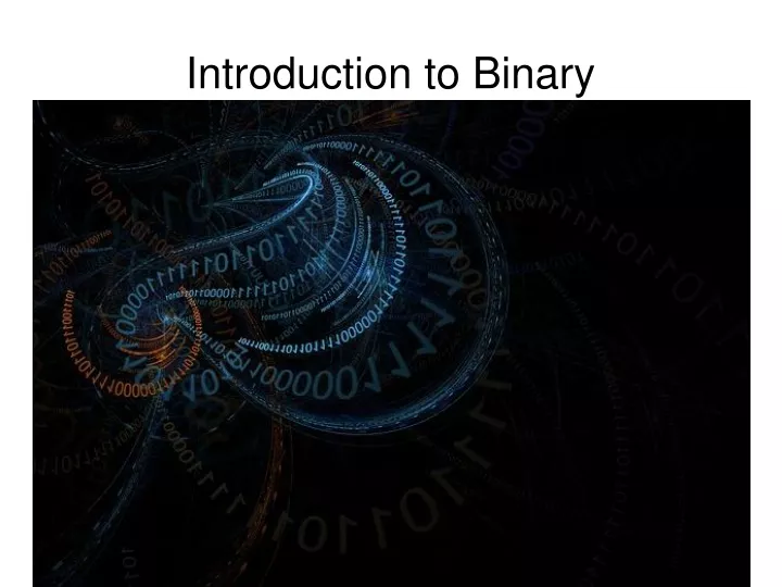 introduction to binary