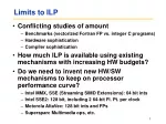 Exploring Limits to ILP and Overcoming Challenges in Processor Performance - slide 1