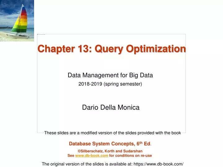 chapter 13 query optimization