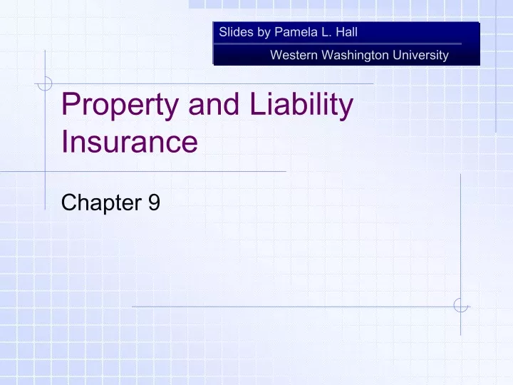 property and liability insurance