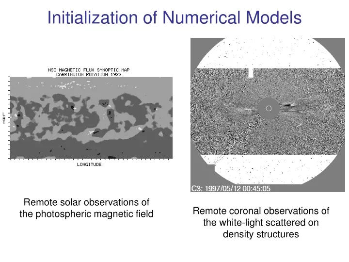 initialization of numerical models