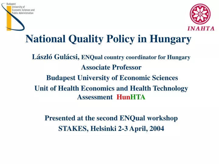 national quality policy in hungary