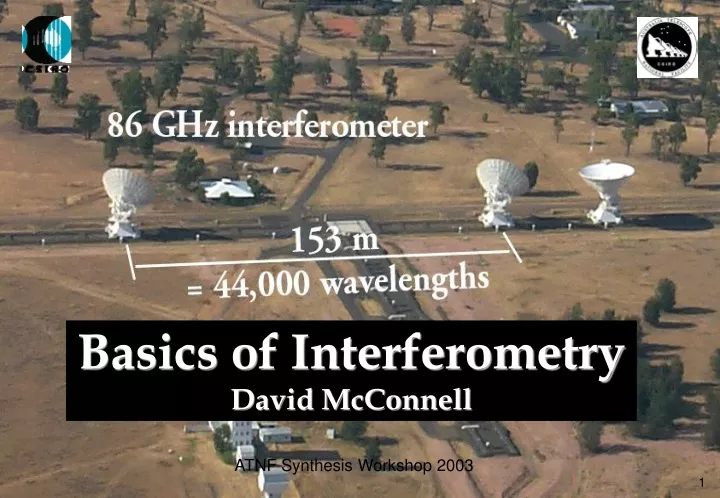 basics of interferometry david mcconnell