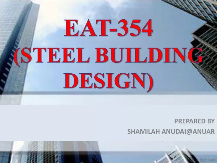 eat 354 steel building design