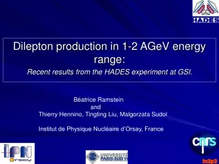 Dilepton production in 1-2 AGeV energy range:  Recent results from the HADES experiment at GSI.