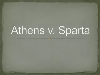 Athens v. Sparta